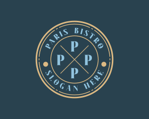 Hipster Fashion Boutique Stamp logo design