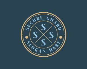 Shop - Hipster Fashion Boutique Stamp logo design
