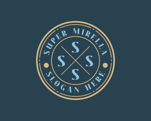 Customize - Hipster Fashion Boutique Stamp logo design