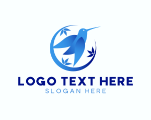 Fauna - Hummingbird Nature Aviary logo design