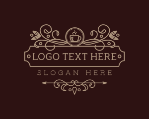 Bar - Elegant Coffee Cafe logo design