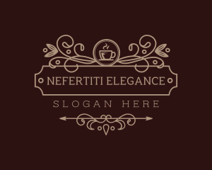 Elegant Coffee Cafe logo design