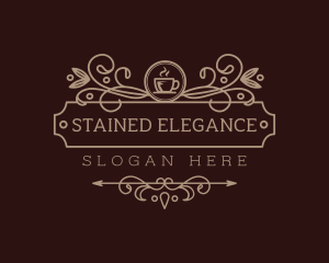 Elegant Coffee Cafe logo design