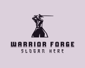 Samurai - Samurai Warrior Man logo design