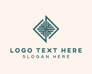 Flooring - Interior Design Tiles logo design
