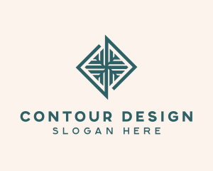 Interior Design Tiles logo design