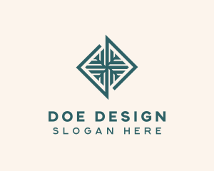 Interior Design Tiles logo design