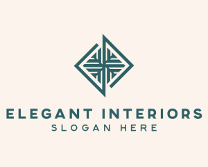 Interior Design Tiles logo design