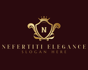 Luxury Crown Shield logo design