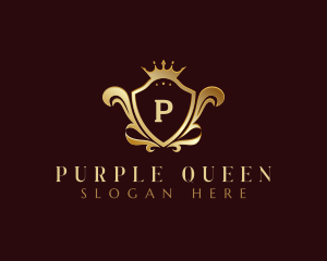 Luxury Crown Shield logo design