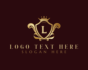 Classic - Luxury Crown Shield logo design