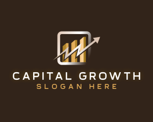 Arrow Chart Investment logo design