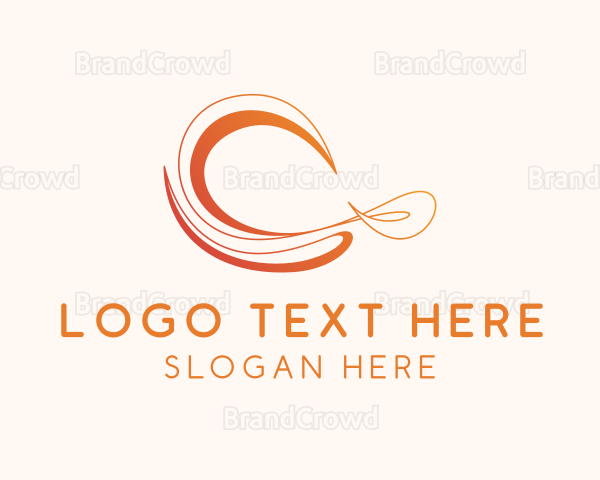 Gradient Abstract Waves Logo