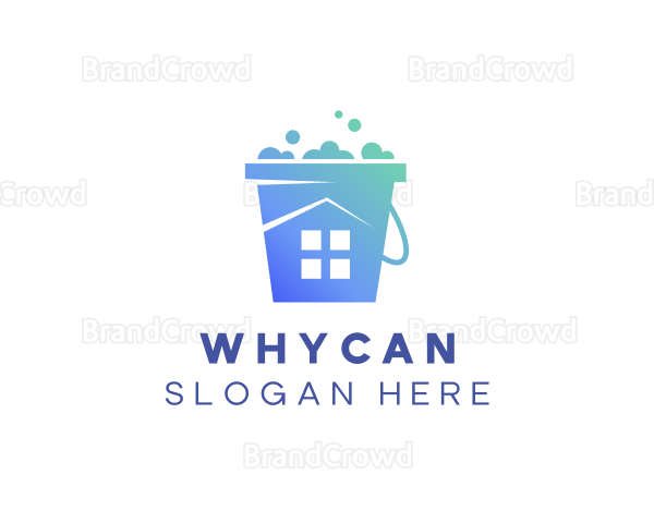 Cleaning House Bucket Logo