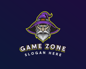 Gaming Wizard Warlock logo design