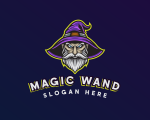 Gaming Wizard Warlock logo design