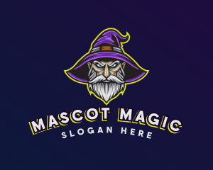 Gaming Wizard Warlock logo design