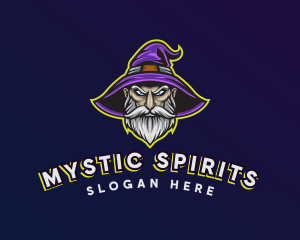 Gaming Wizard Warlock logo design