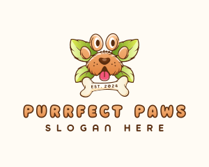 Dog Paw Bone logo design