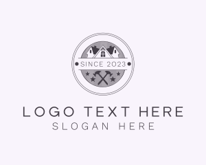 Home Renovation - Home Mansion Repair logo design