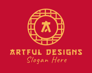 Oriental Chinese Decoration logo design