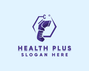 Medical Infrared Thermometer logo design