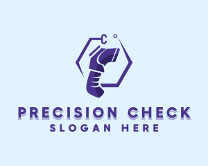 Medical Infrared Thermometer logo design