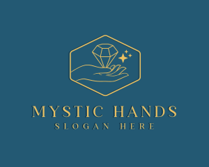 Hand Diamond Boutique logo design