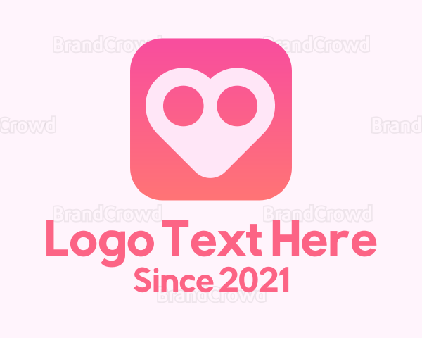 Heart Dating App Logo
