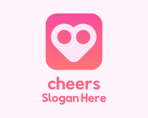 Heart Dating App Logo