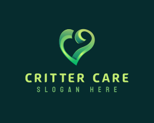 Heart Love Care logo design