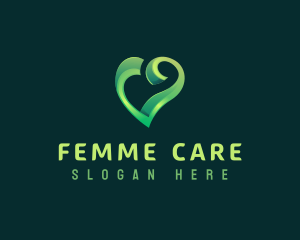 Heart Love Care logo design