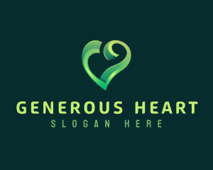 Heart Love Care logo design