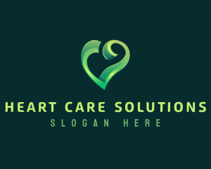 Heart Love Care logo design