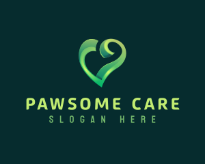 Heart Love Care logo design