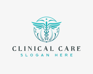 Medical Pharmacy Caduceus logo design