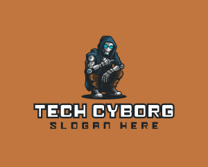 Cyborg - Cyborg Punk Hoodie logo design