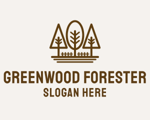 Tree Forest Park logo design