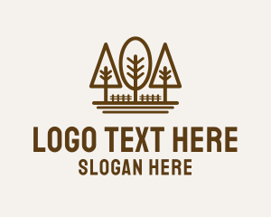 Travel - Tree Forest Park logo design