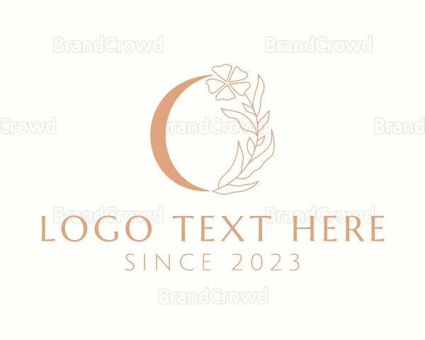 Elegant Letter O Flower Logo