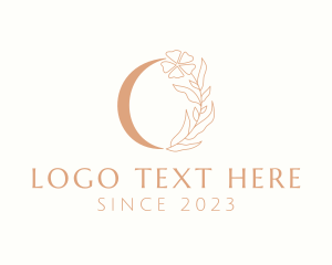 Etsy - Elegant Letter O Flower logo design