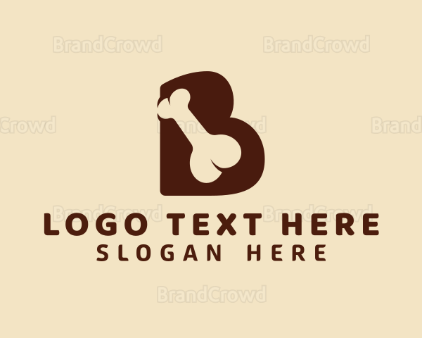 Dog Food Letter B Logo