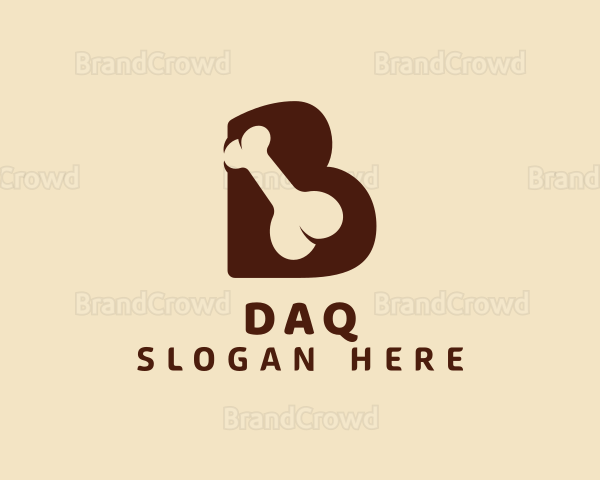 Dog Food Letter B Logo