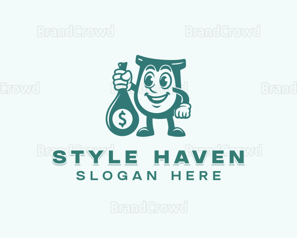 Dollar Money Bag Logo