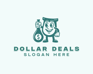 Dollar - Dollar Money Bag logo design