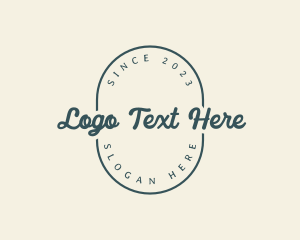 Retro - Cursive Startup Business logo design