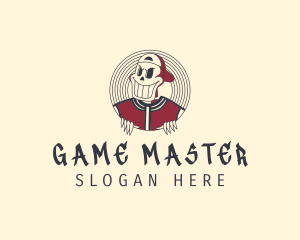 Player - Hiphop Skull Player logo design