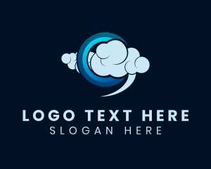Telecommunication - Multimedia Cloud App logo design
