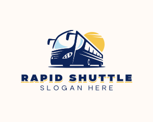 Shuttle - Tour Bus Shuttle logo design