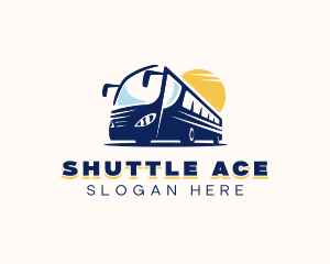 Tour Bus Shuttle logo design